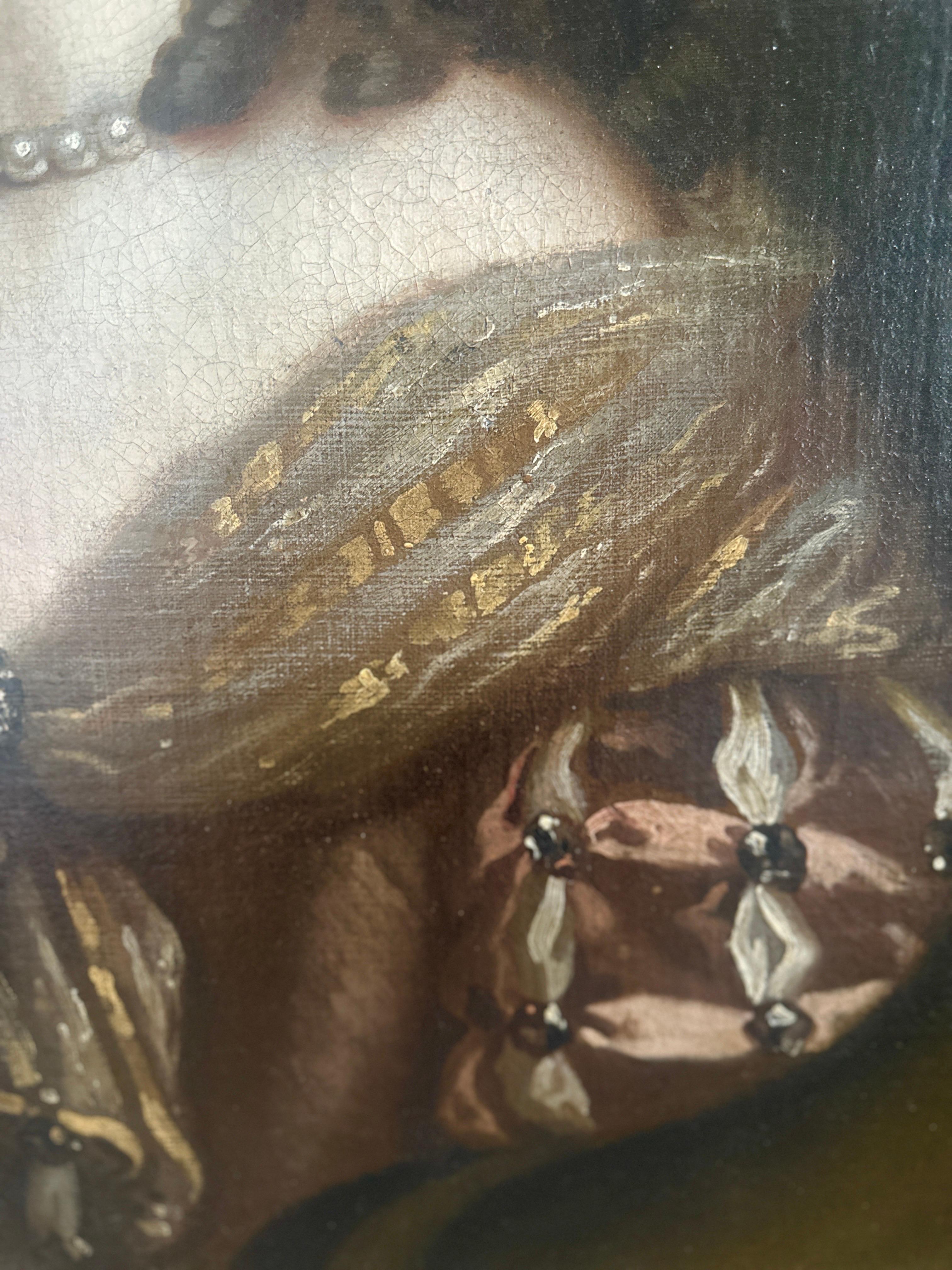 Ritratto di signora inglese del XVII secolo - Painting Antichi maestri di Willem Wissing