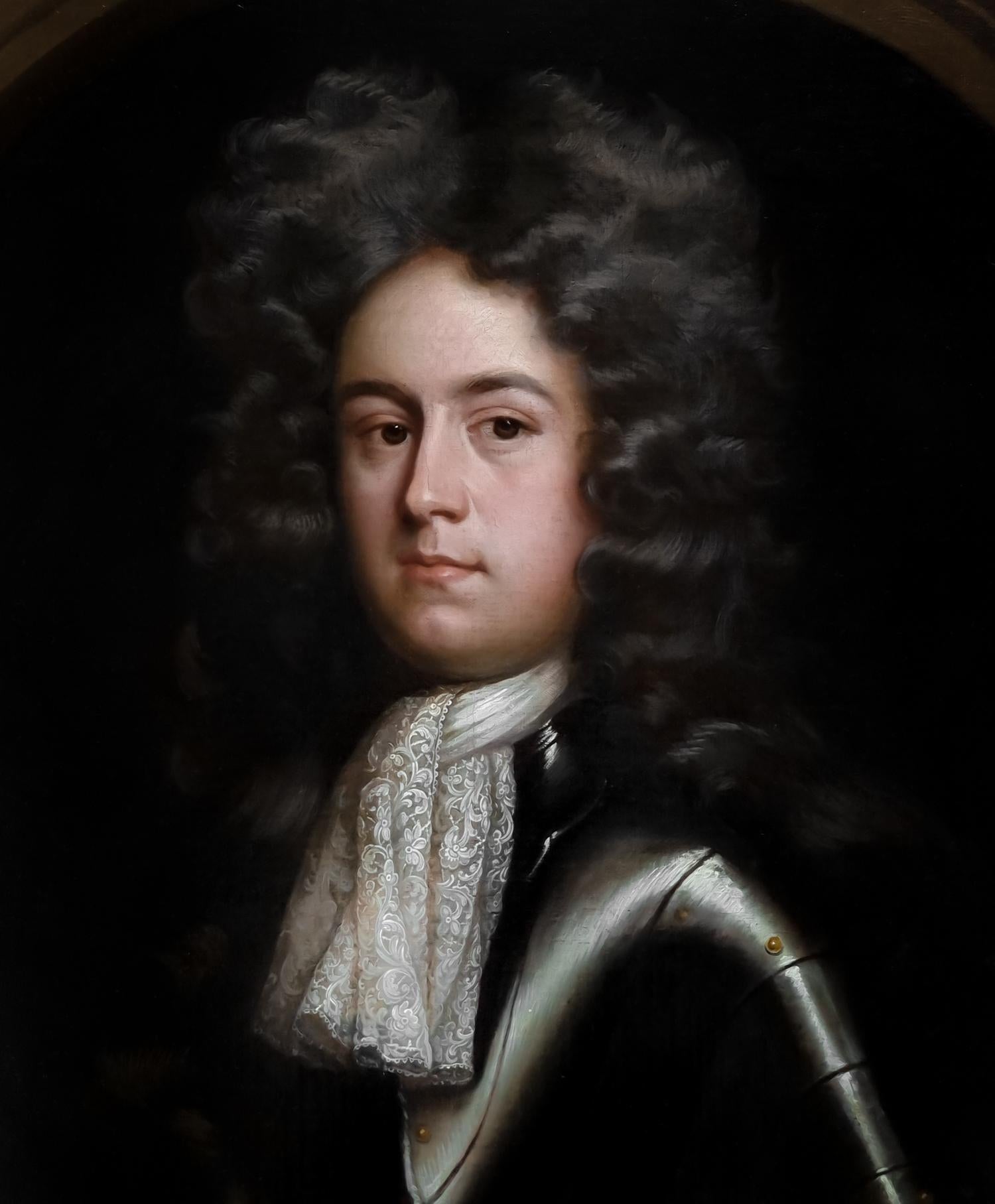 Gentleman Portrait in Armour James Cecil c.1688; Wissing, Oil on canvas painting 2