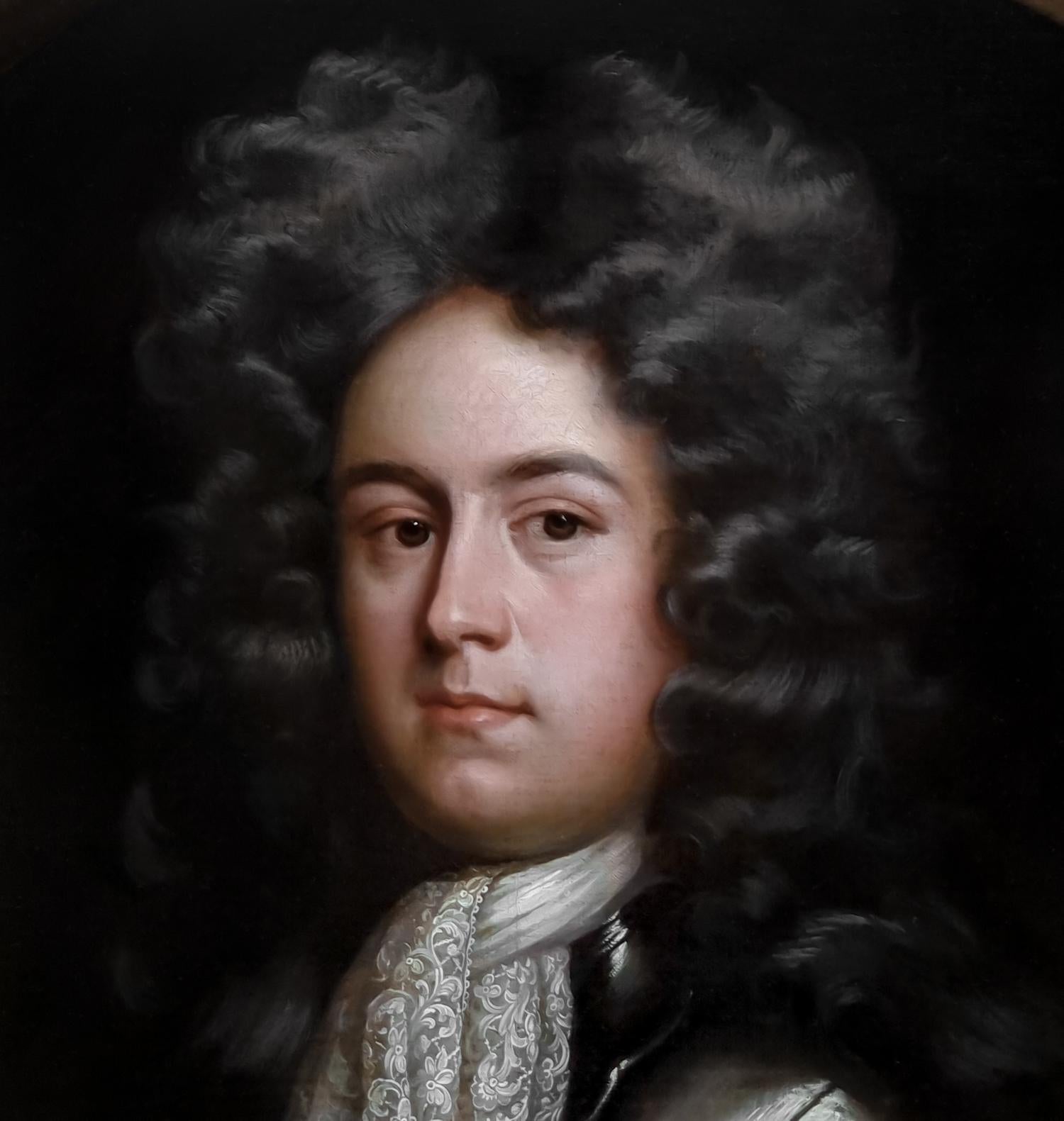 Gentleman Portrait in Armour James Cecil c.1688; Wissing, Oil on canvas painting 4