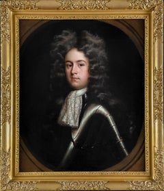 Gentleman Portrait in Armour James Cecil c.1688; Wissing, Oil on canvas painting