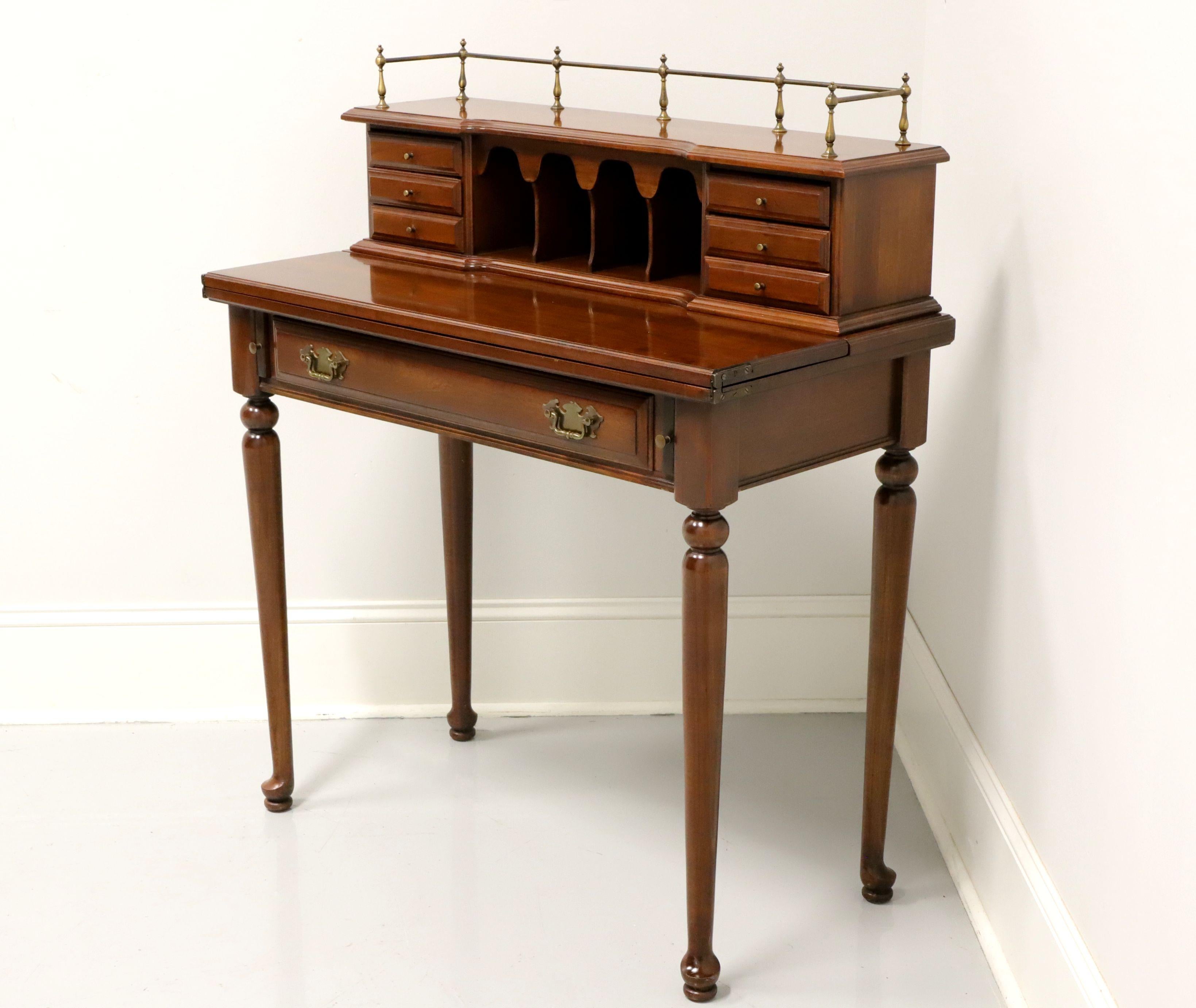 American WILLETT Solid Cherry Chippendale Petite Writing Desk