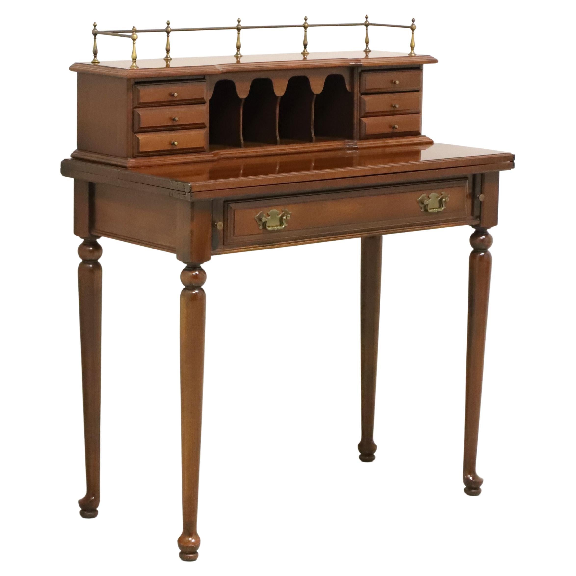 WILLETT Solid Cherry Chippendale Petite Writing Desk
