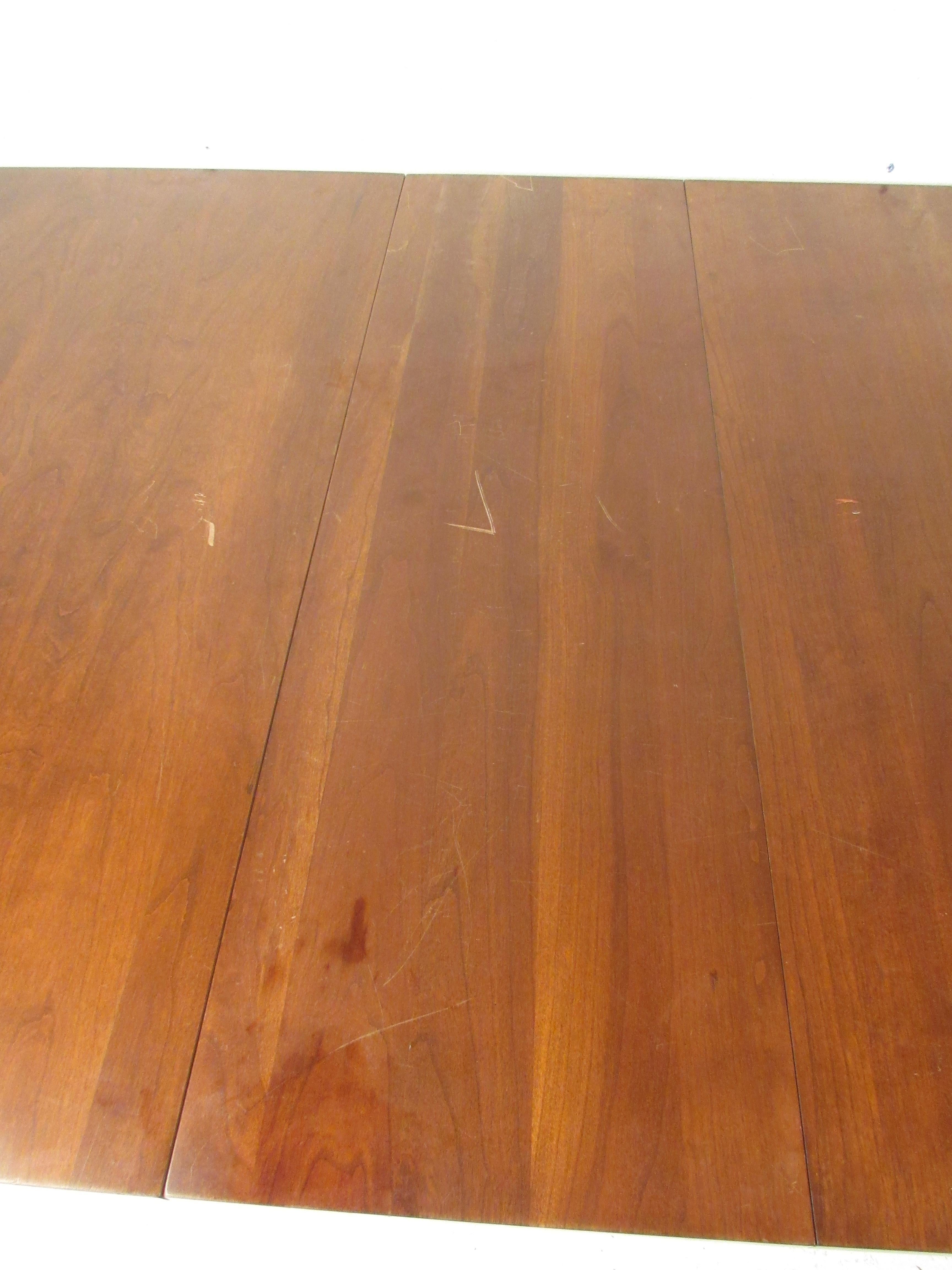 American Willett Solid Cherry Transitional Drop Leaf Dining Table