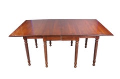 Willett Wildwood Cherry Dropleaf Gateleg Farmhouse Barley Twist Dining Table