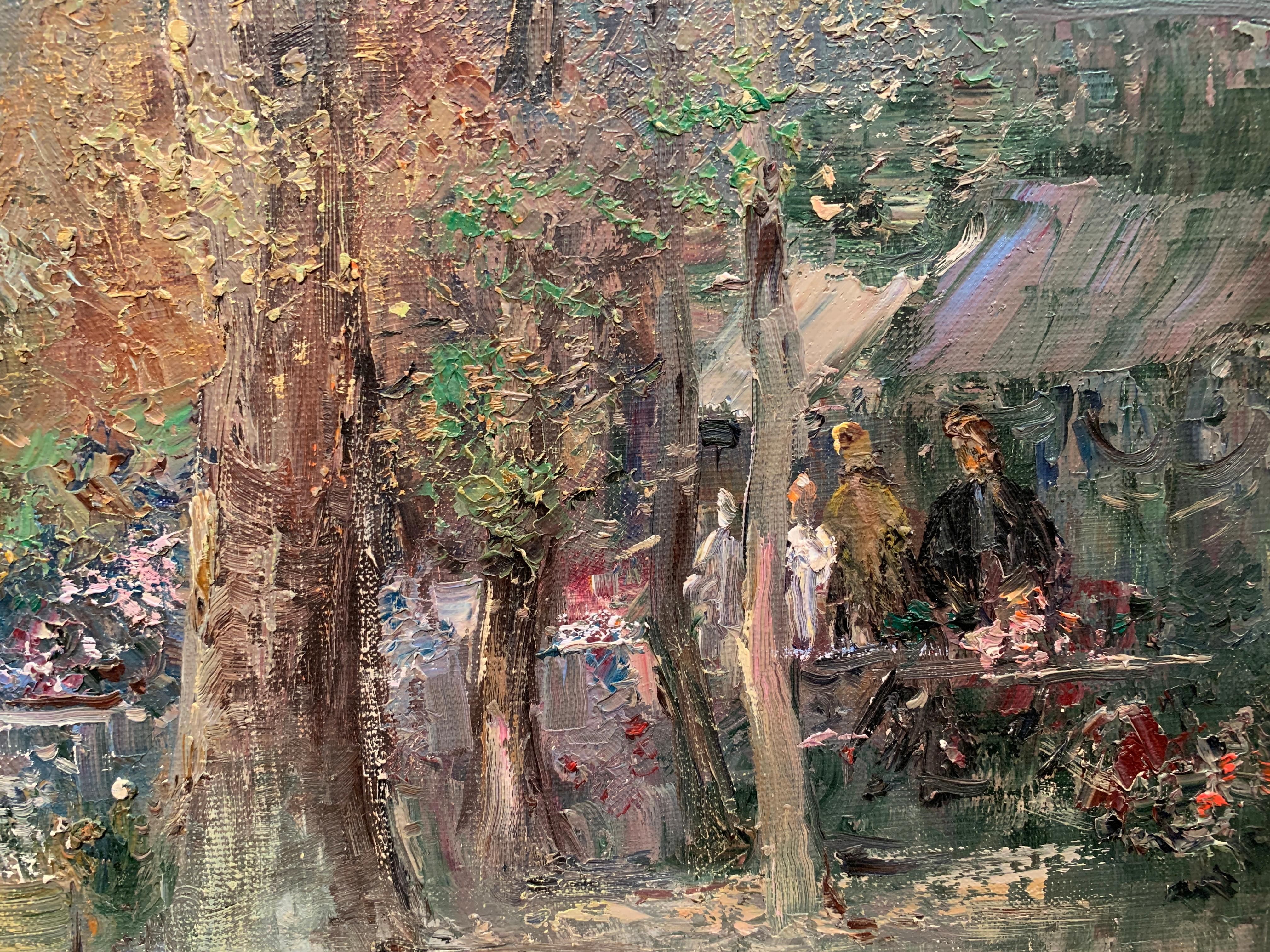 Willi Bauer est un peintre allemand contemporain connu pour ses représentations impressionnistes de garden-parties et de villages rustiques. Ses peintures sont composées de tous les aspects de la vie, des représentations de rassemblements