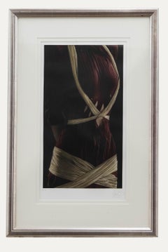Willi Kissmer (1951-2018) - Framed Contemporary Etching, White Ribbons
