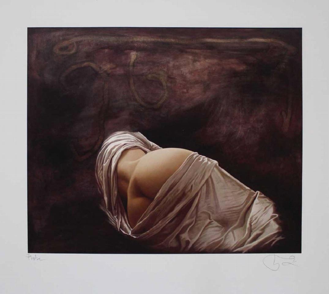 Willi Kissmer - "Black series No. 2" - giclée print - signed