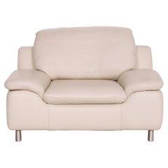 Willi Schillig Amore Leather Armchair Cream Function