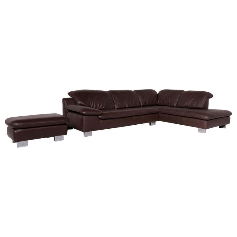 Willi Schillig Amore Leather Sofa Set Brown Corner Stool For At 1stdibs Willi Schillig Amore Leather Sofa Set, Carson Leather Sofa Group