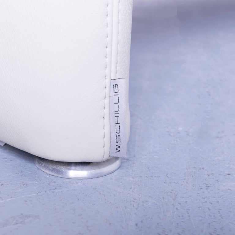 Willi Schillig Designer Corner Sofa Set Leather White ...