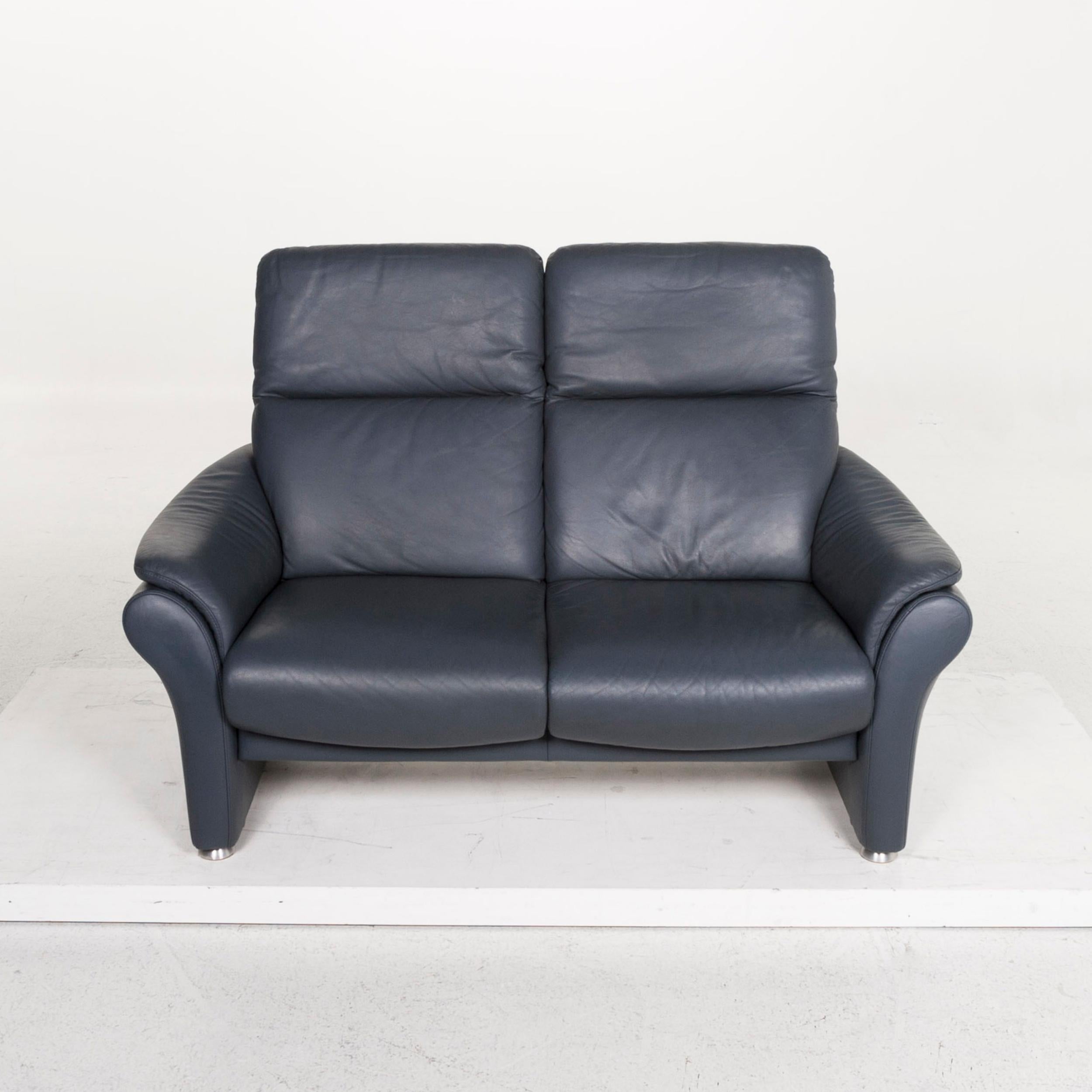 Willi Schillig Ergoline Leder-Sofa mit zwei Sitzen und Relax-Funktion im Angebot 2