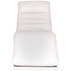 Willi Schillig Jill Designer Lederliege Creme Stuhl Relax Funktion