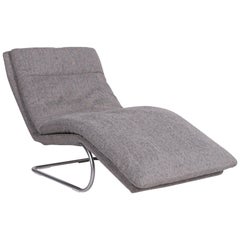 Willi Schillig Jill Fabric Lounger Gray Function Relax Function