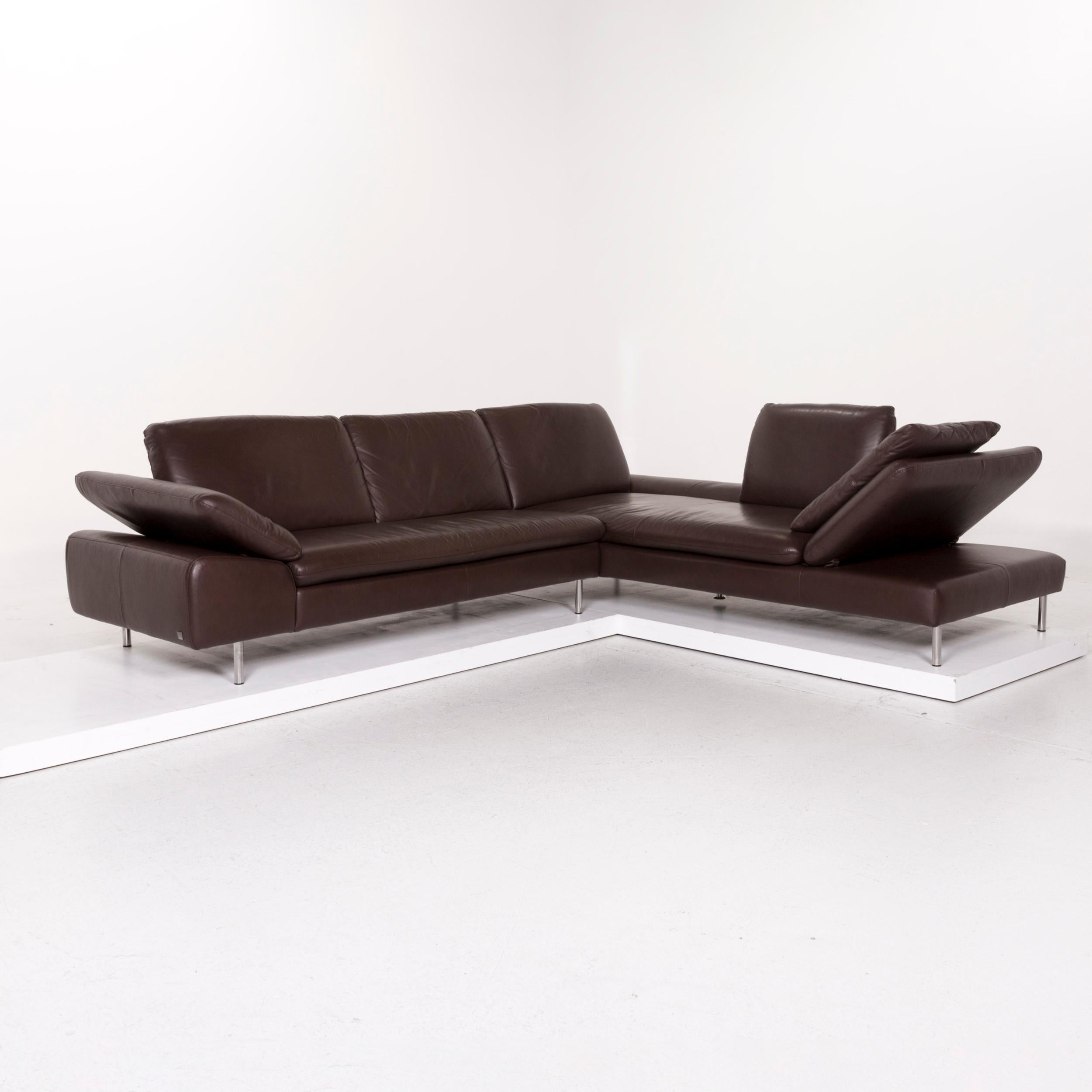 We bring to you a Willi Schillig loop leather corner sofa brown dark brown sofa function couch.

 

 Product measurements in centimeters:
 

Depth 102
Width 238
Height 79
Seat-height 41
Rest-height 41
Seat-depth 53
Seat-width
