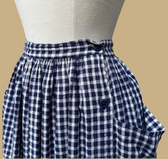Willi Smith Plaid Skirt, Circa 1980s