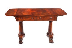 William IV Flame Mahogany Sofa Table