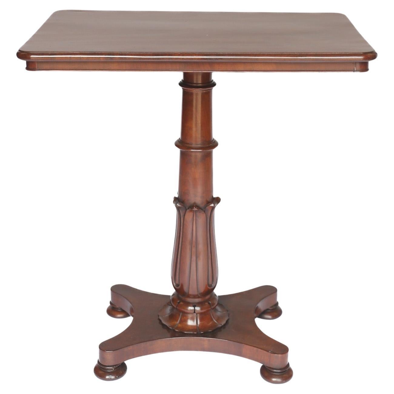 William 1V period Mahogany Lamp Table