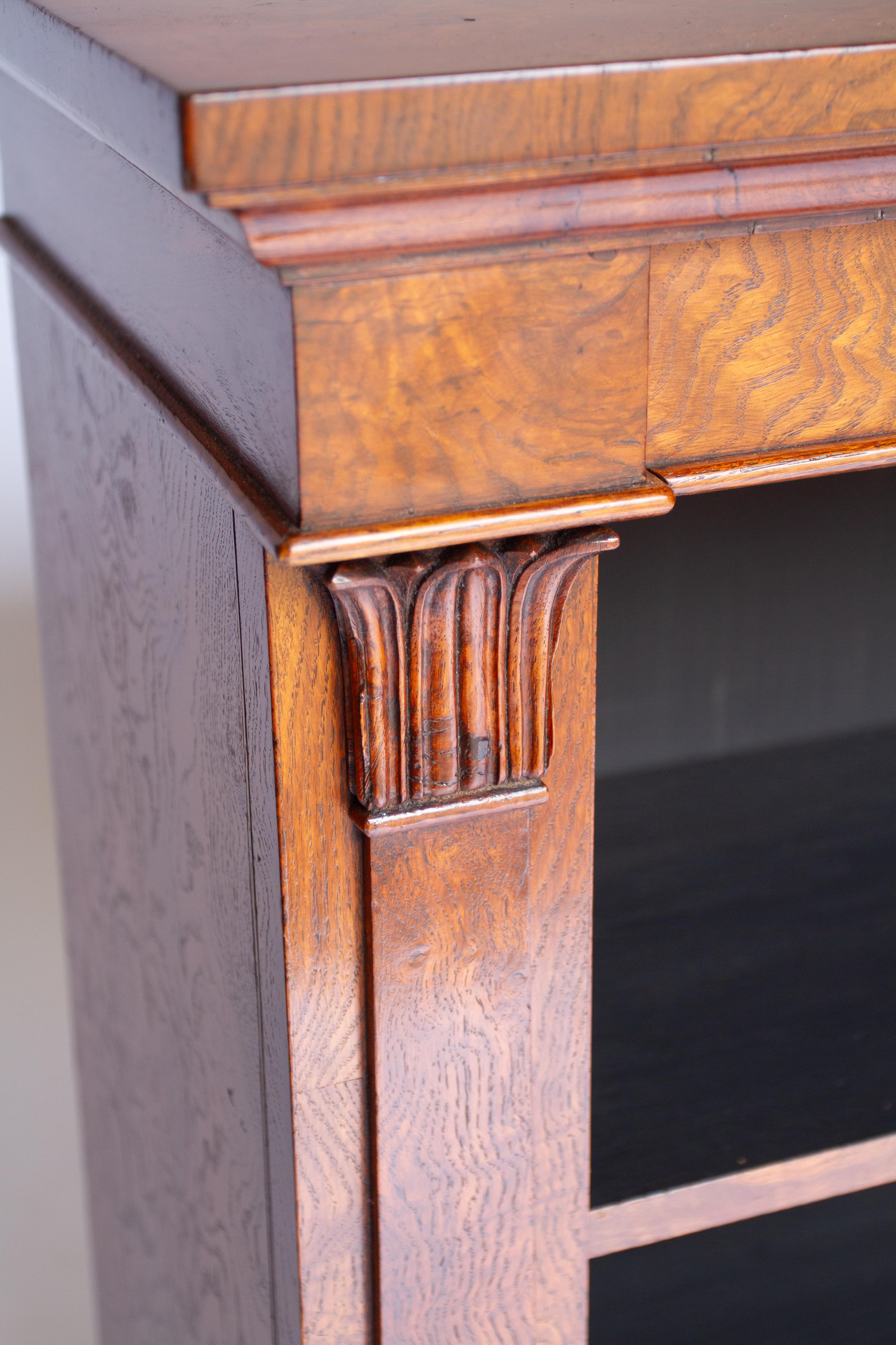 William 1V Pollard Oak  offenes Bücherregal im Angebot 1