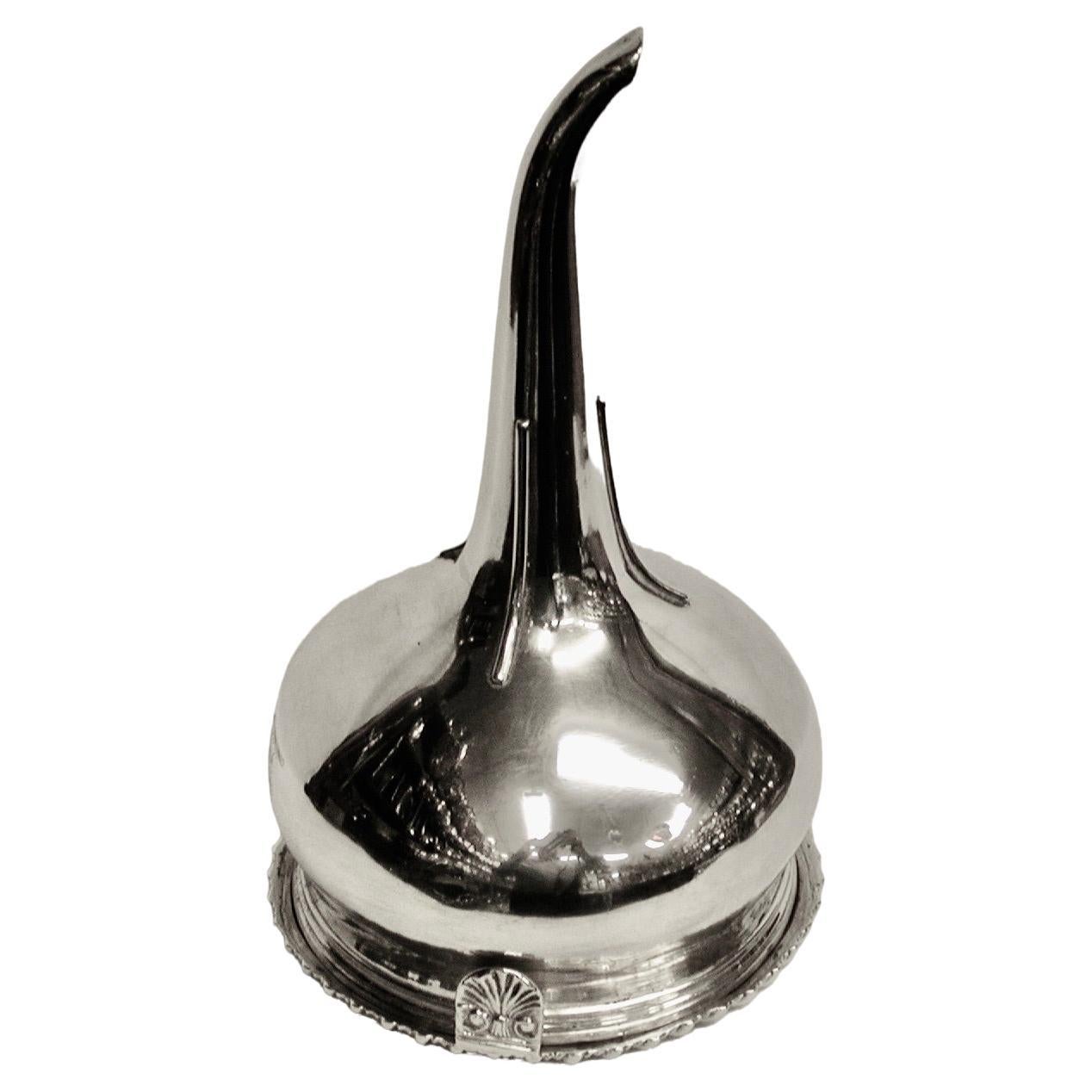 William 1V Silver Gadroon Edged Wine Funnel London 1830 By The Lias Family For Sale