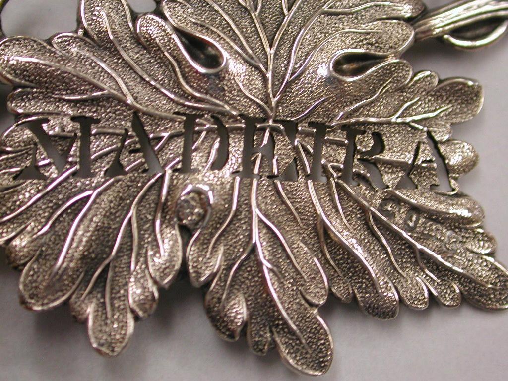 Etiqueta de madiera de plata William 1V, fechada en 1835, Joseph Willmore, Birmingham Inglés en venta