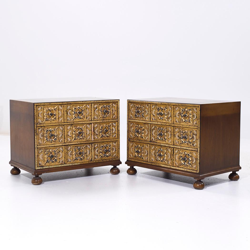 Mid-Century Modern William A. Berkey Furniture for Widdicomb Mid Century Nightstands - Pair For Sale