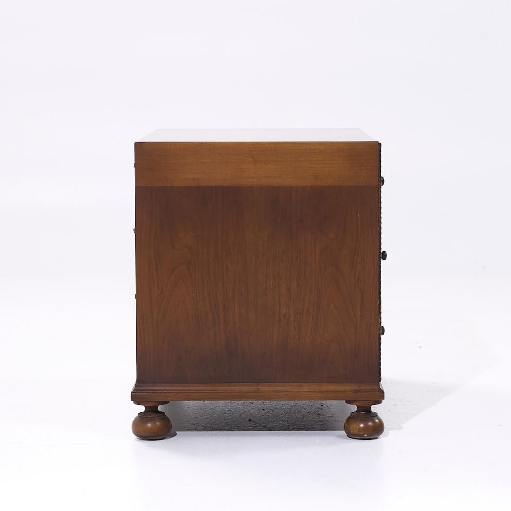Wood William A. Berkey Furniture for Widdicomb Mid Century Nightstands - Pair For Sale