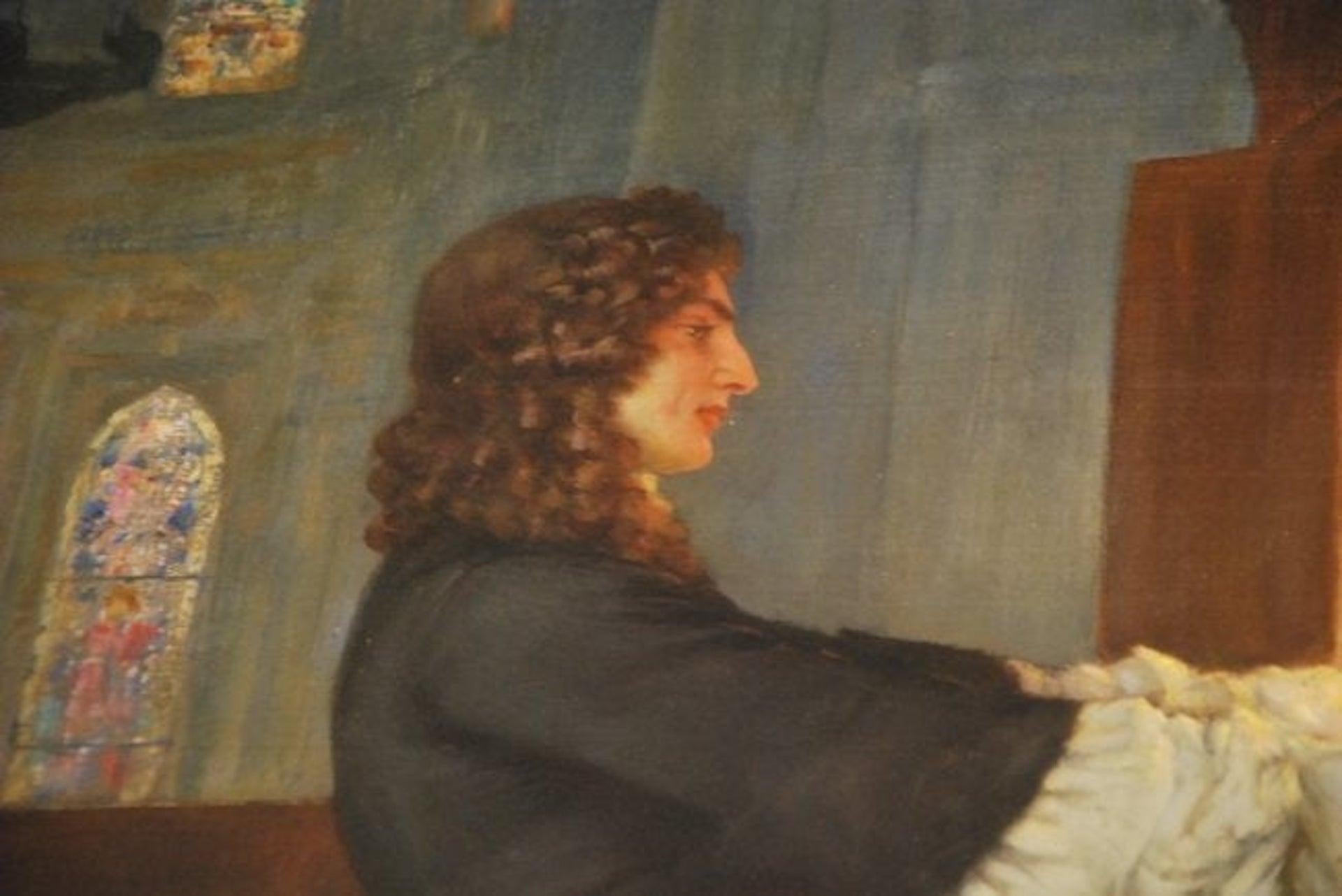 William A. Breakspeare, Öl auf Leinwand, If Music Be the Food of Love, William A. im Angebot 1