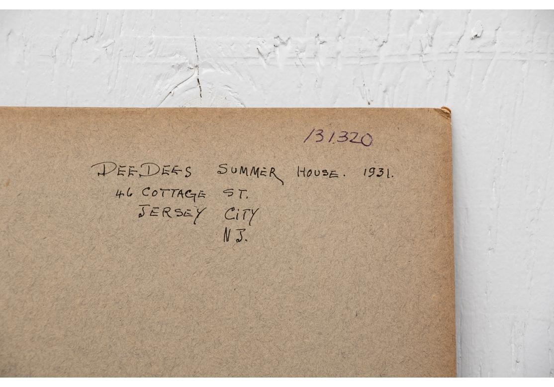 20th Century William A. Drake (1891-1979), Watercolor On Board - Jersey City, NJ For Sale