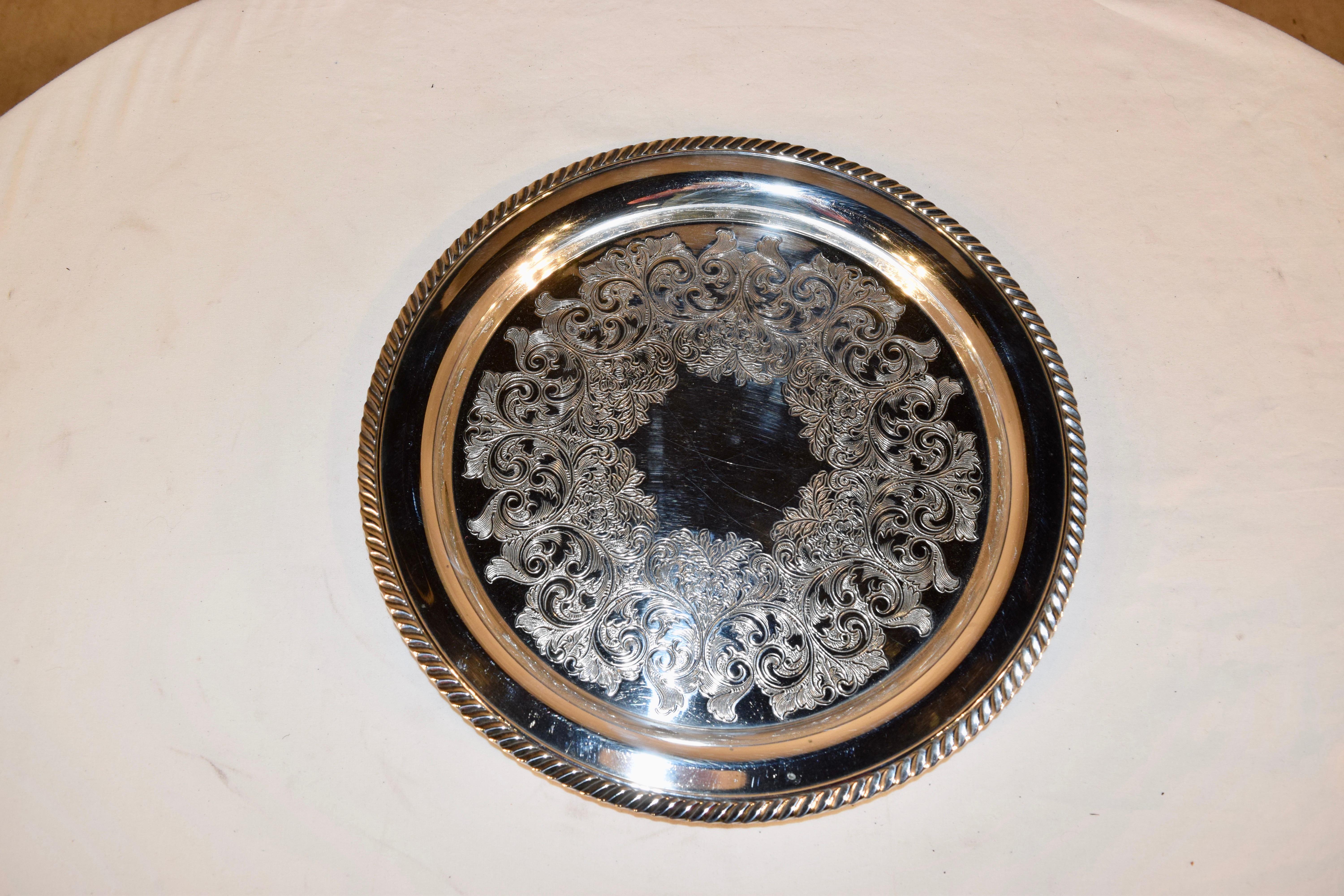 Mid-20th Century William A. Rogers Silverplate Tray