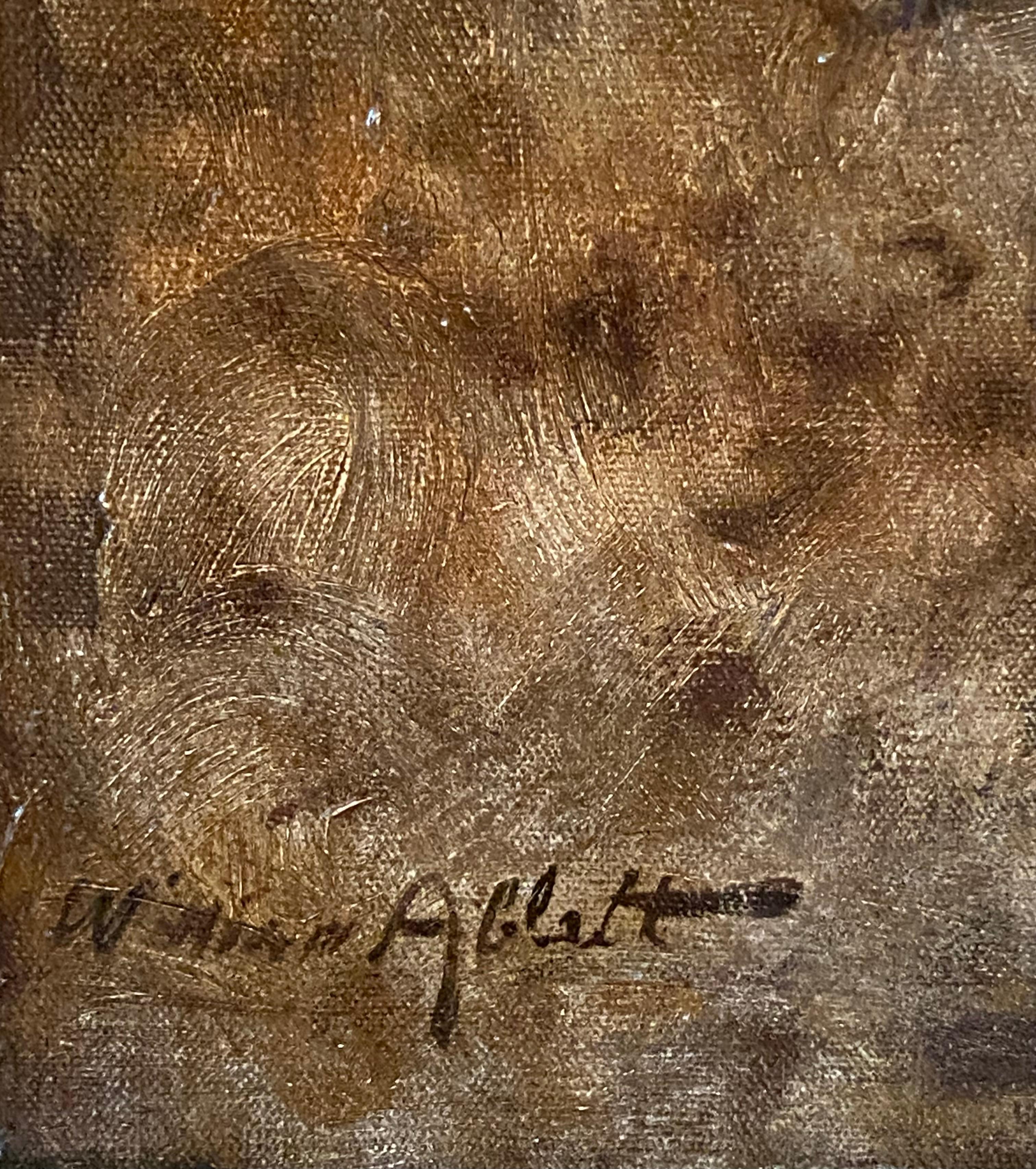 Eleg con Muffa - Painting Art Déco di William Ablett