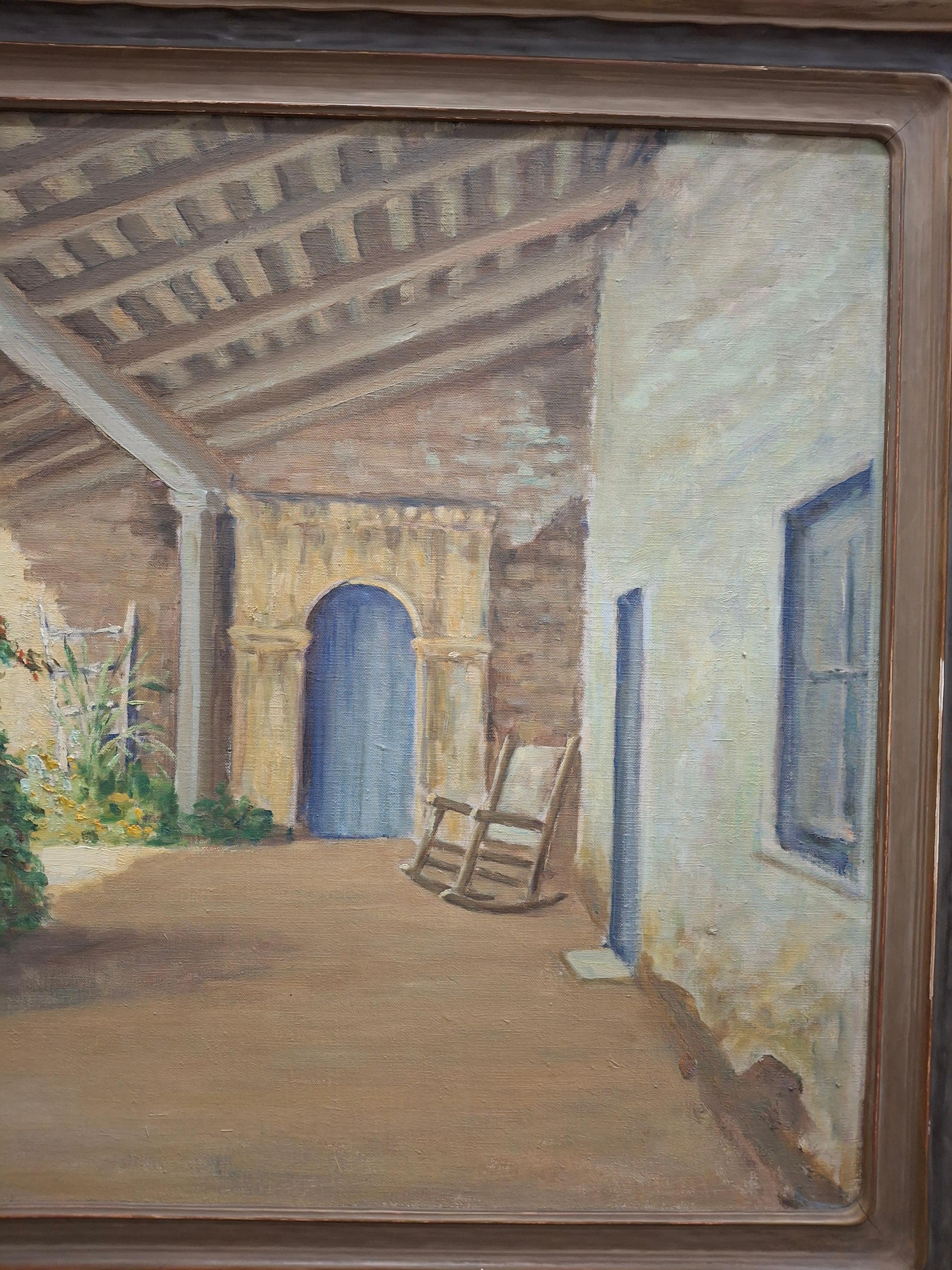 William Adam (1846-1931) Schöner Innenhof / Patio Gemälde im Angebot 3