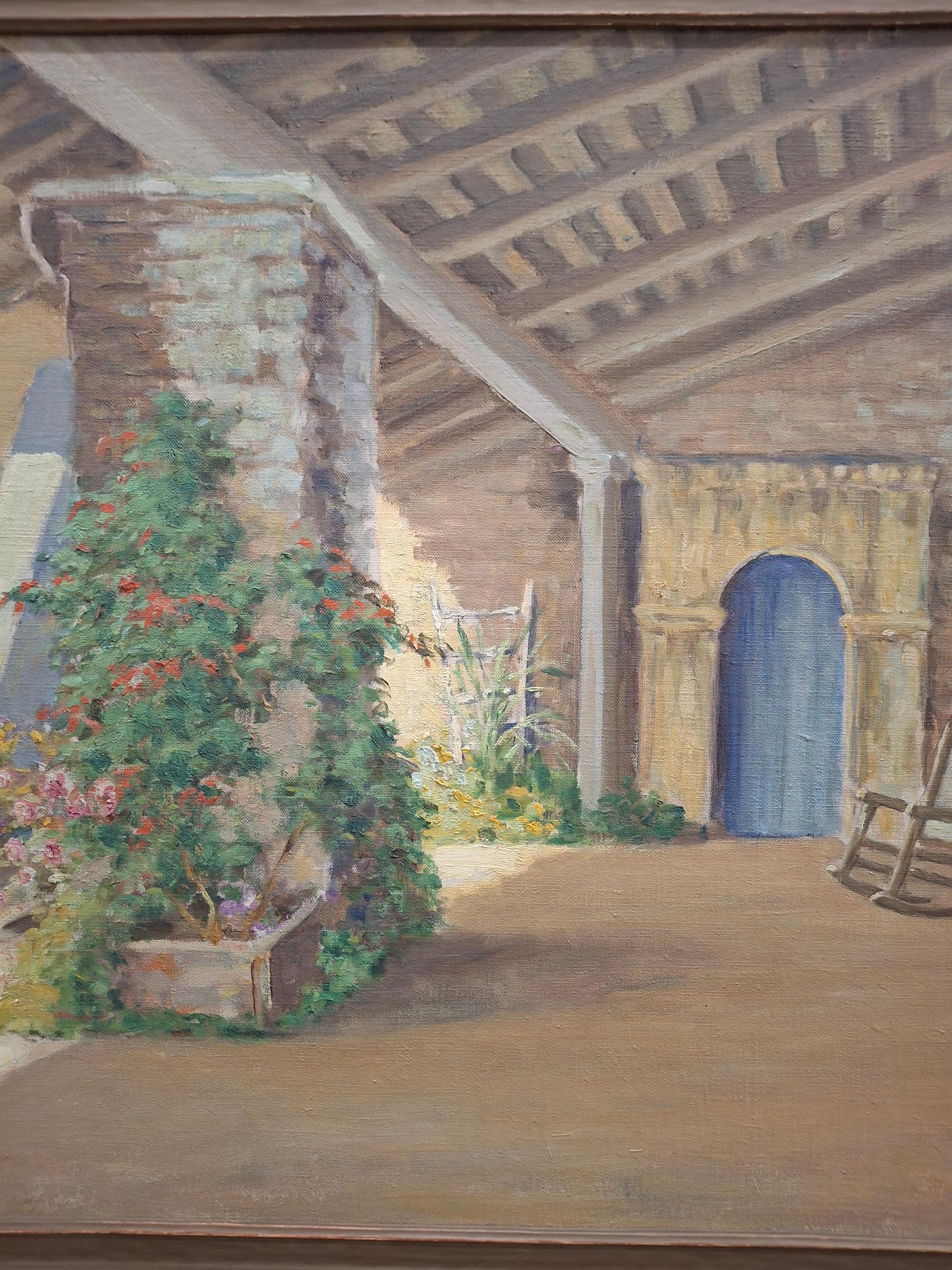 William Adam (1846-1931) Schöner Innenhof / Patio Gemälde im Angebot 4