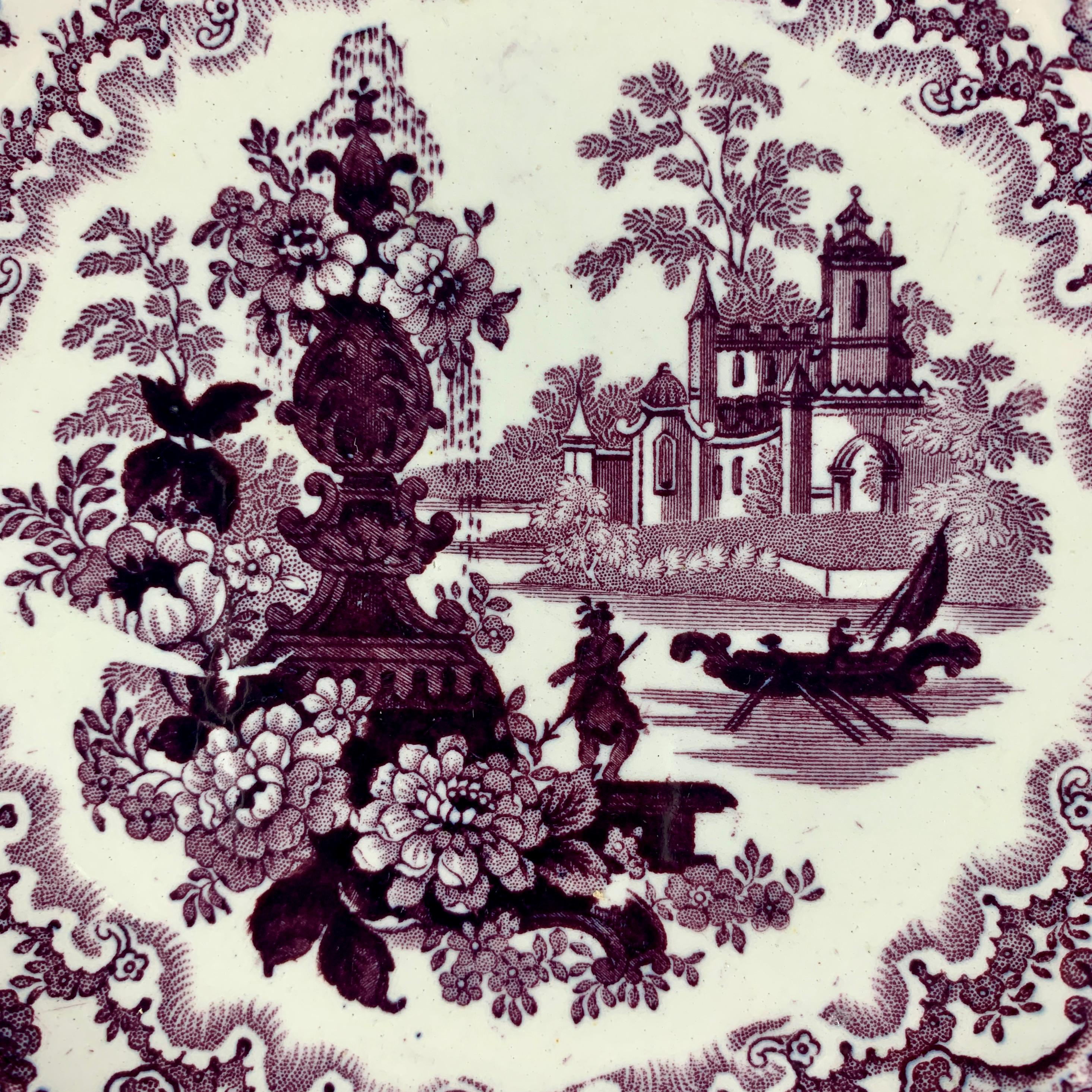 purple china patterns