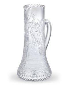 William-Adolphe Bouguereau Cut Glass Pitcher