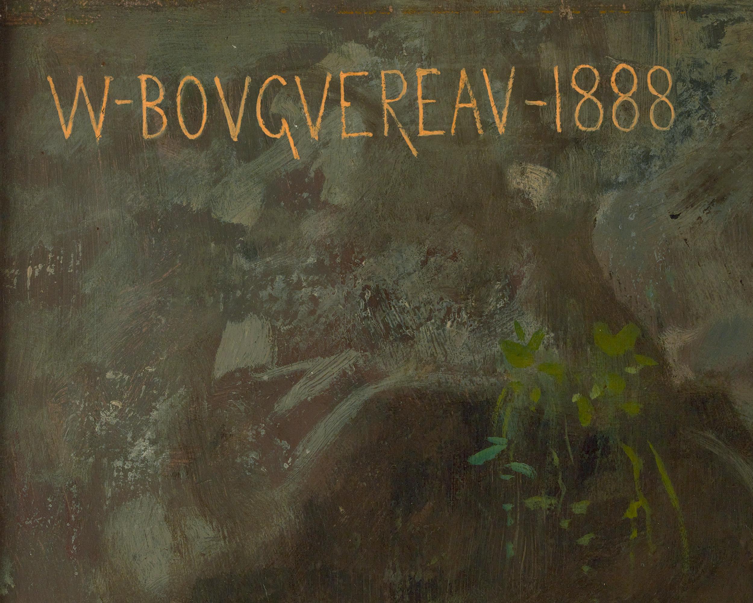 Au Bord Du Ruisseau By William-Adolphe Bouguereau For Sale 3