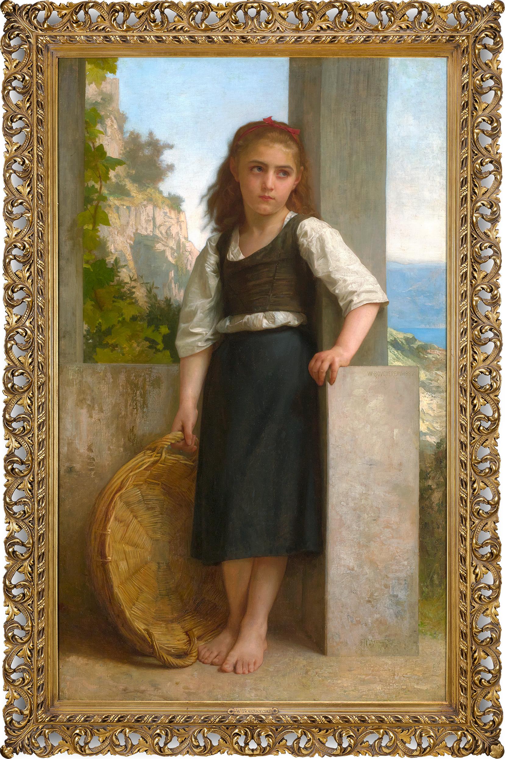La Fille Du Pêcheur di William Bouguereau - Painting di William-Adolphe Bouguereau
