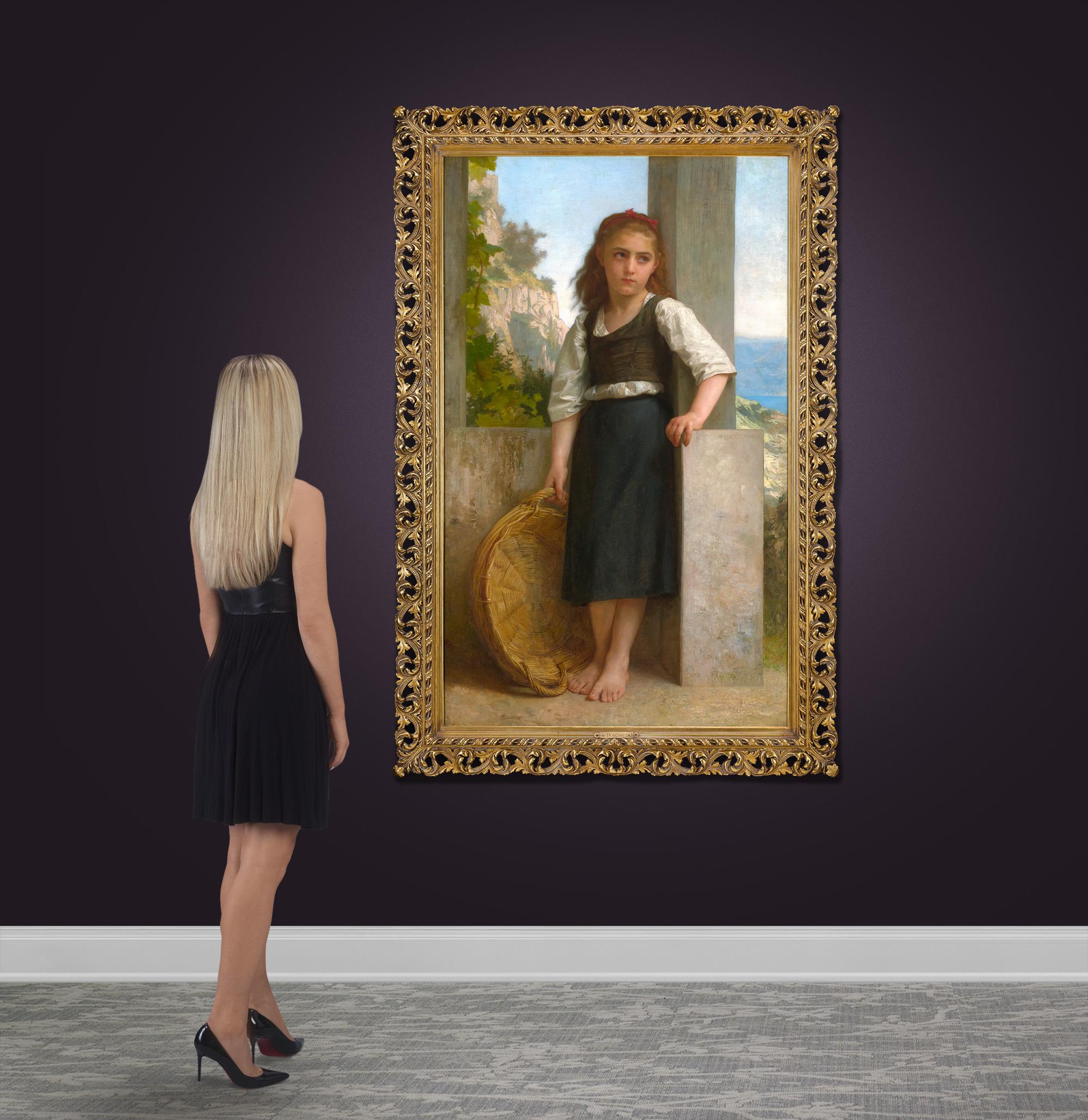 William-Adolphe Bouguereau
1825-1905  Francese


La fille du pêcheur
(La figlia del pescatore)

Firmato e datato 