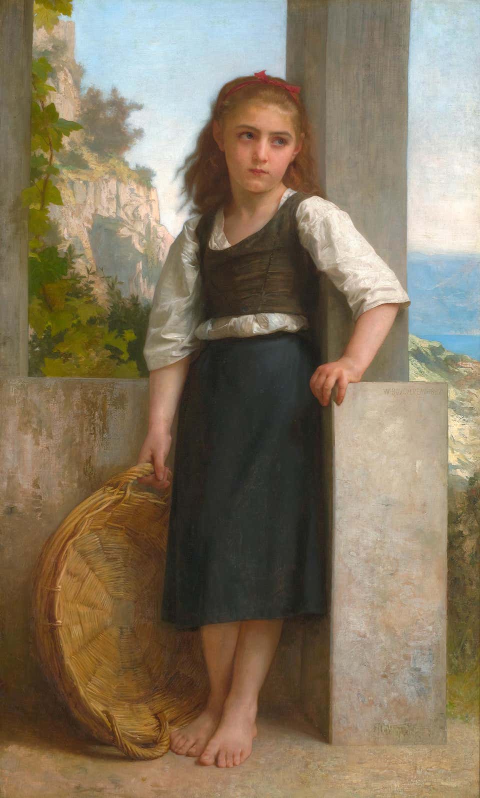 La Fille Du Pêcheur By William Bouguereau