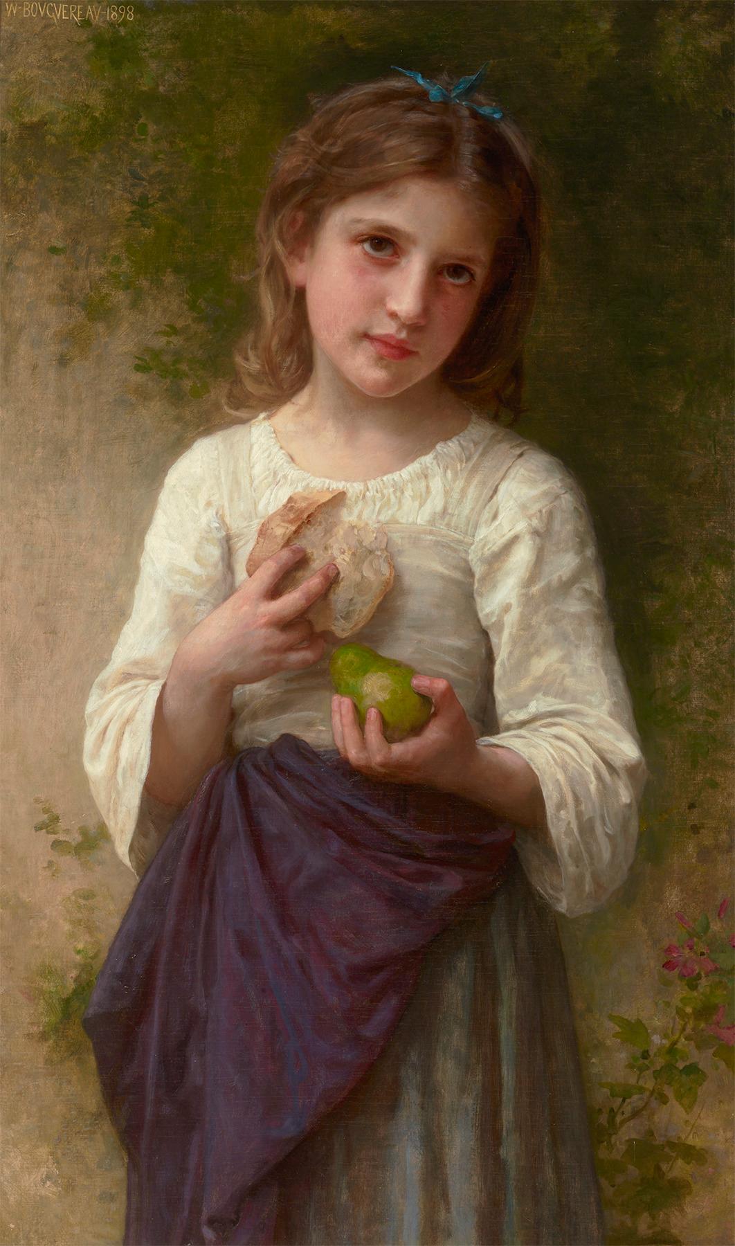 William-Adolphe Bouguereau Figurative Painting - The Frugal Meal