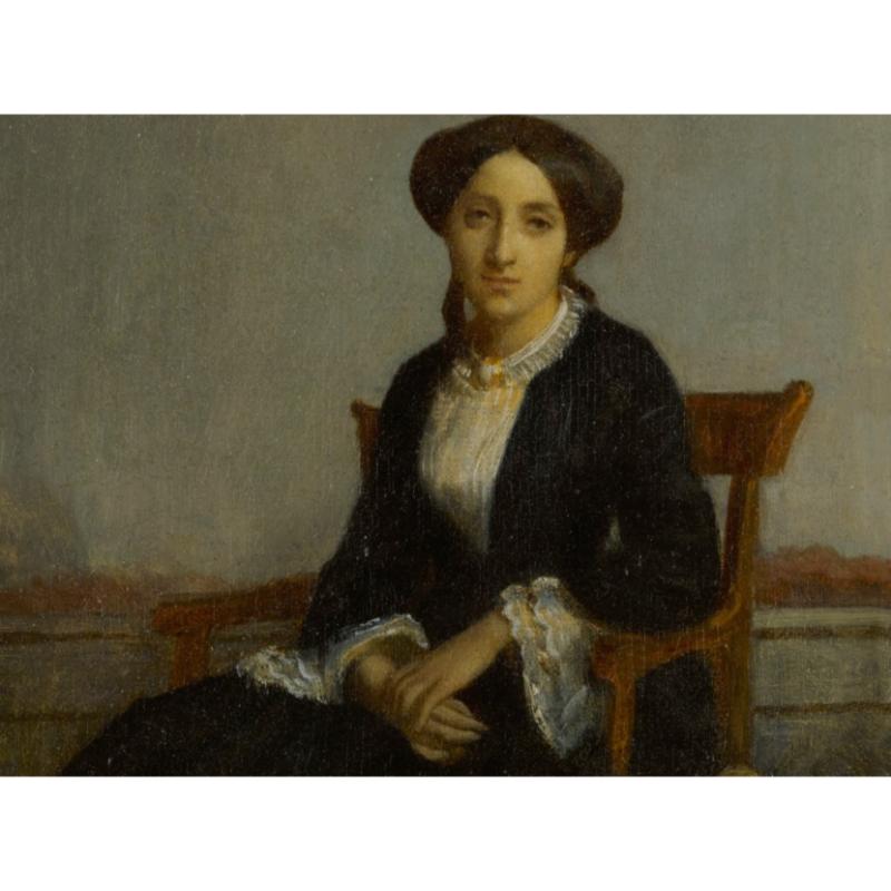 William-Adolphe Bouguereau, Portrait of Celine Genevieve Bouguereau Oil Painting 1