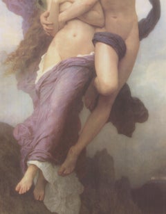 William-Adolphe Bouguereau 'The Seduction of Psyche' Vintage