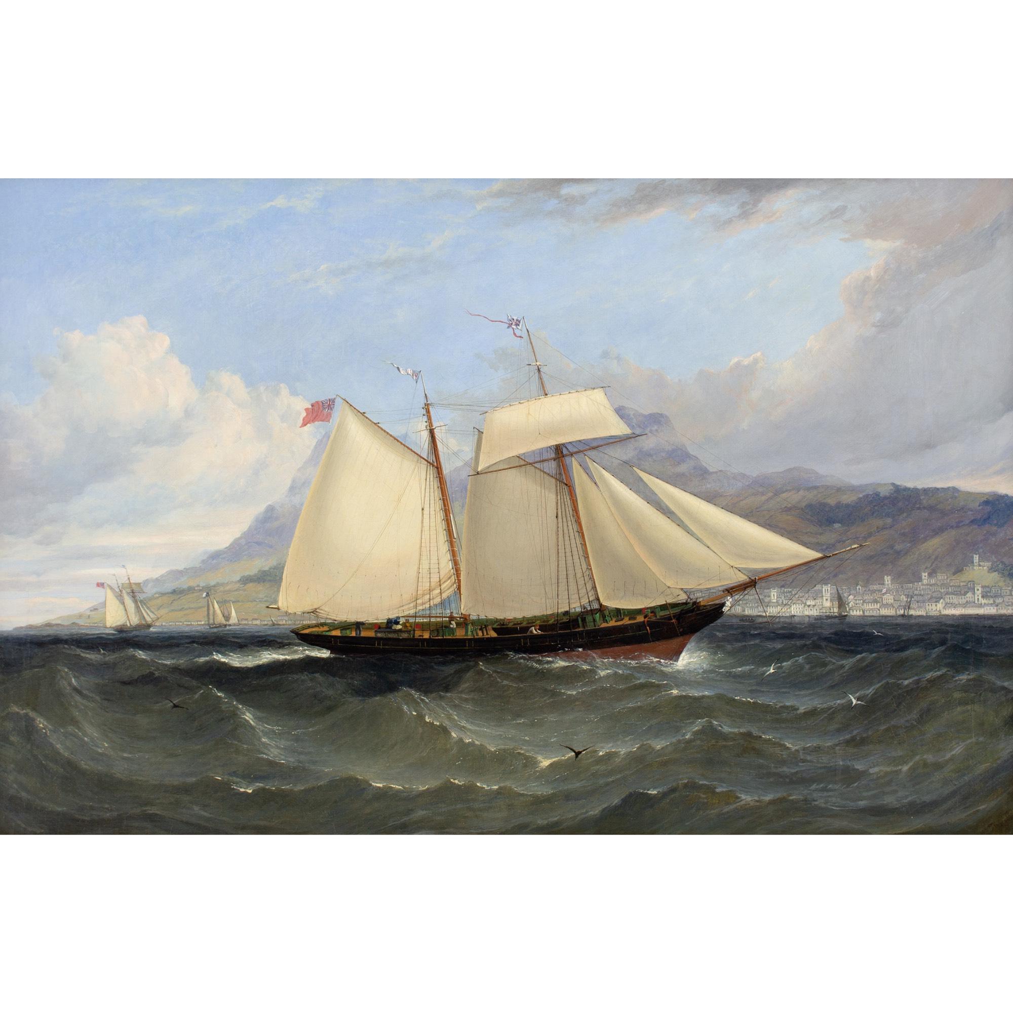 William Adolphus Knell (Attribuito), La navigazione nel Mediterraneo in vendita 1