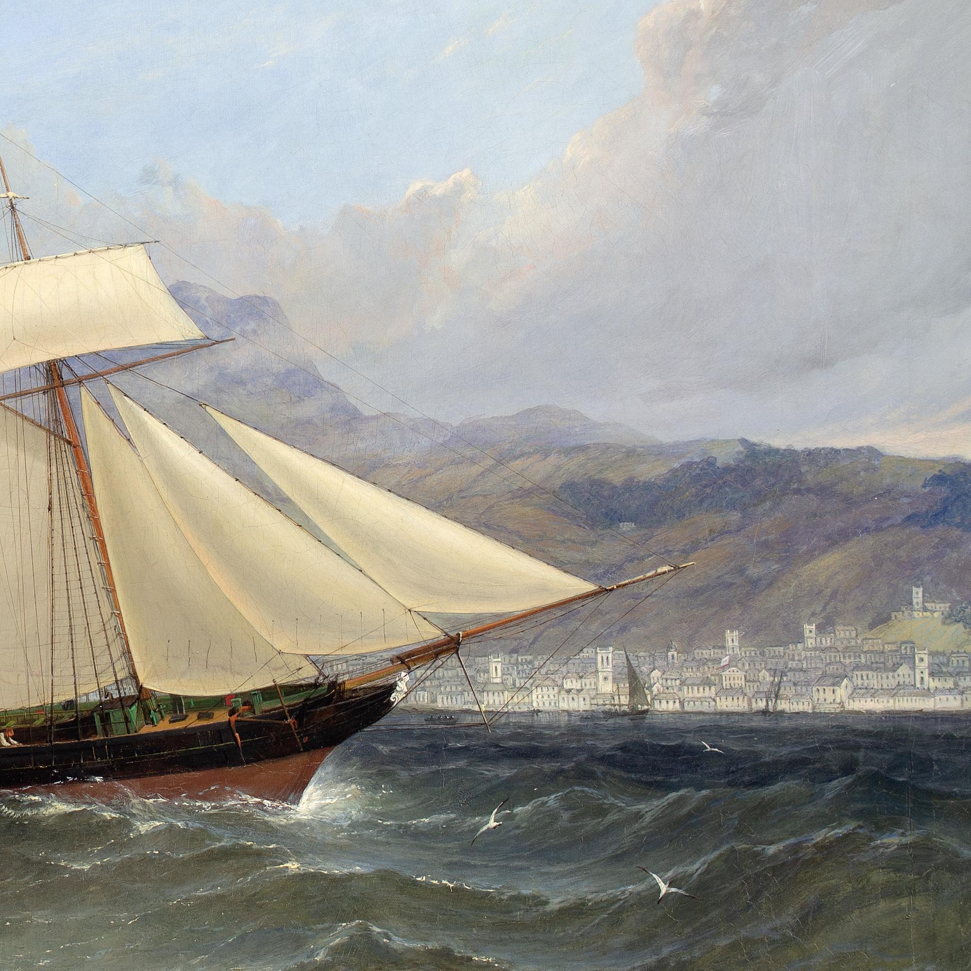 William Adolphus Knell (Attribuito), La navigazione nel Mediterraneo in vendita 8