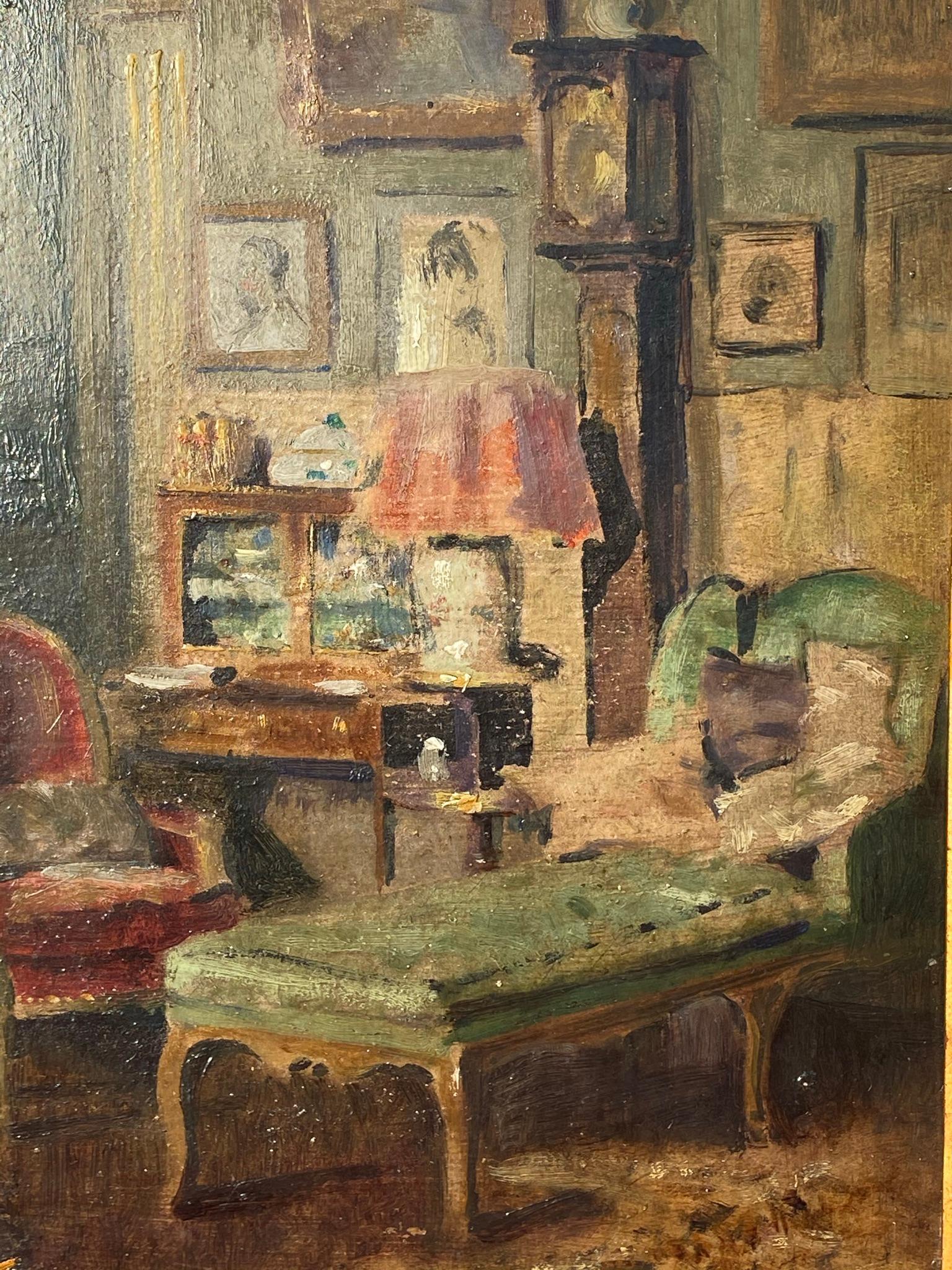 French William Albert ABLETT (1877-1936) - Painting, Interior Scene  For Sale