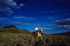 Vintage William Albert Allard, Range detective Ed Cantrell, Wyoming, 1983