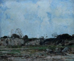 The Quary – schottisches impressionistisches Landschaftsgemälde, Ölgemälde, Schottland 1910