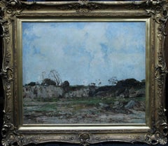 The Quary - Scottish 1910 art Impressionist landscape oil painting Scotland