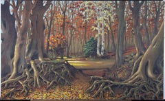 William Allcroft Smith - 20th Century Oil, A Forest in Autumn