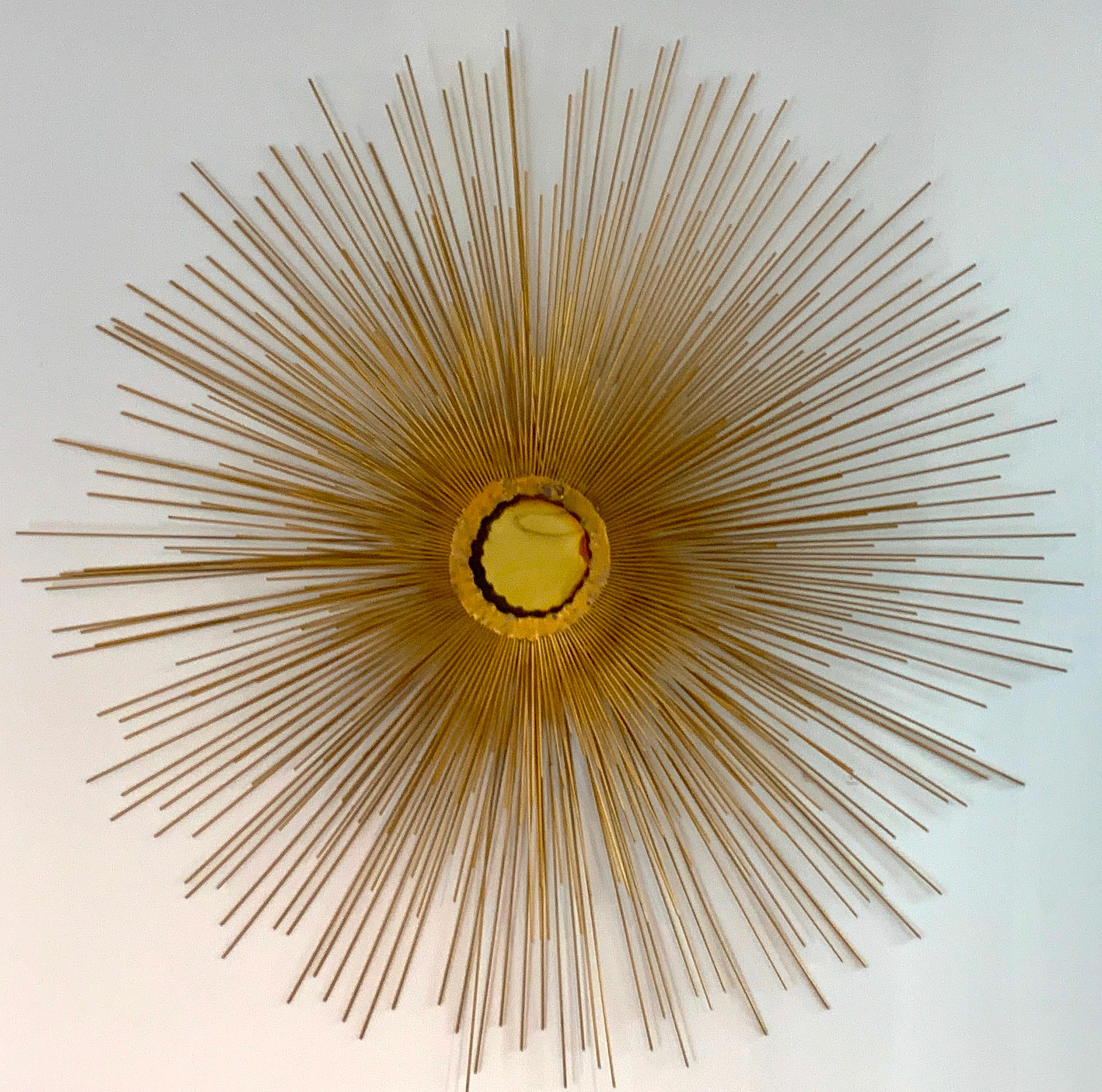 sunburst metal wall art