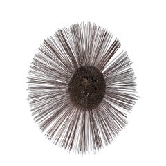 William and Bruce Friedle Mid Century Sunburst Brutalist Brass Sculpture